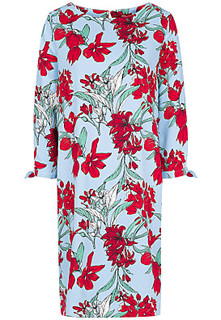 Легкое платье с крупным цветочным принтом S.Oliver