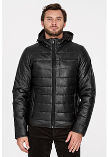 Утепленная кожаная куртка Urban Fashion for men