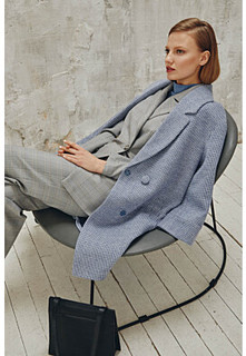 Двубортное пальто Снежная Королева Collection