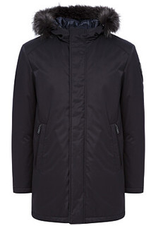 Утепленная куртка с отделкой мехом енота Vittorio Emanuele