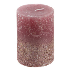 Свеча декоративная с блестками Kaemingk 7х10см