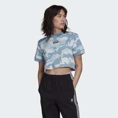 Укороченная футболка adidas Originals
