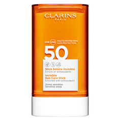CLARINS Солнцезащитный карандаш для чувствительных участков лица SPF 50 Stick Solaire Invisible