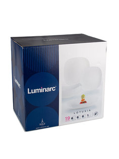 Столовый сервиз Luminarc Lotusia H1792 белый