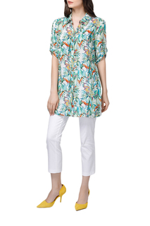 Блуза женская Helmidge 7143 зеленая 16 UK