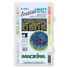 Набор ниток MADEIRA Frosted Matt 18 х 500 м 8087