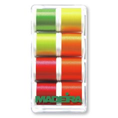 Набор ниток MADEIRA Polyneon Neon 8 x 200 м 8018
