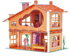 Пазл 3 D Вилла BOX 33*26*6 см. арт 2603/1-7/2802 Zhorya