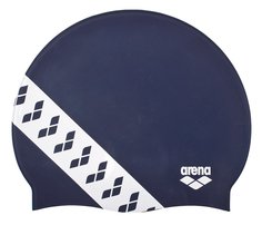 Шапочка для плавания Arena Team Stripe Cap, темно-синий