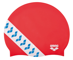 Шапочка для плавания Arena Team Stripe Cap, красный