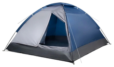 Туристическая палатка Trek Planet Lite Dome 4 четырехместная синяя/серая