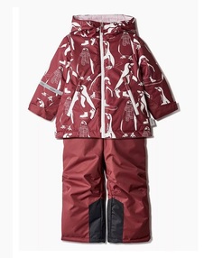 Комплект: куртка, брюки детский BOOM, цв. красный, р-р 140