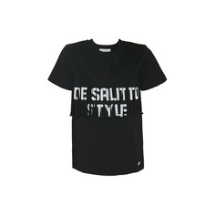 Футболка детская De Salitto, цв. черный, р-р 140