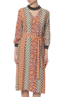 Платье женское BGN S19D257 коричневое 38 FR