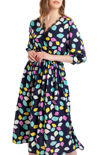 Платье женское BGN S19D078 синее 40 FR