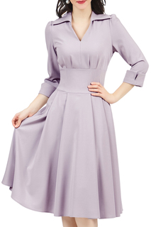 Платье женское Grey Cat GPL00021Z(ALVINA) фиолетовое 48 RU