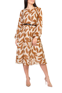 Платье женское Forus 19016-100 бежевое 46 RU