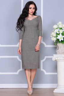 Платье женское Laura Bettini 745_15LN бежевое 3XL