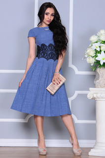 Платье женское Laura Bettini 637_34LN синее XS