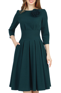 Платье женское Olivegrey PL000081Z(FEORIA) зеленое 48 RU