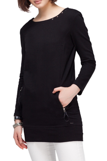 Платье женское Vilatte D49.572 черное 48 RU