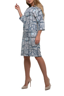 Платье женское Петербургский Швейный Дом 1251-1 серое 48 RU