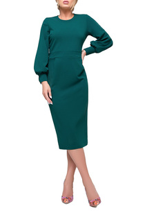 Платье женское Петербургский Швейный Дом 1263-1 зеленое 44 RU