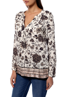 Блуза женская COMMA 81.510.11.2855 бежевая 34 DE