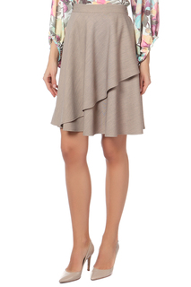 Юбка женская Adzhedo 2689 бежевая 3XL