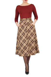 Юбка женская Grey Cat GUB00004Z(PRAYDA) бежевая 46 RU