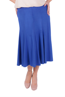 Юбка женская Sparada ЮБ_ГОДЕЗАМША_03ЭЛЕК голубая 62 RU
