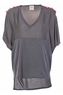 Топ женский NUDE 57705 серый 44 IT