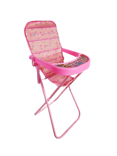 Кукольный стульчик для кормления Doll Stroller 1834-C0350 розовый