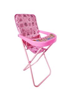 Кукольный стульчик для кормления Doll Stroller 1834-C0348 розовый