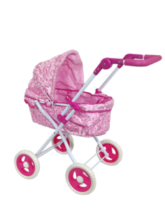 Коляска для кукол Doll Stroller 1834-c5108 розовая