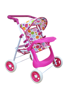 Коляска для кукол Doll Stroller 1834-B6748 6601-4 розовая