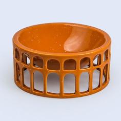 Миска сервировочная керамическая hestia оранжевая, Doiy