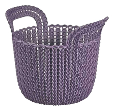 Корзина для белья Curver Knit xs 3 л фиолетовая