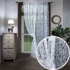 Штора Amore Mio Деворе органза 3,0*2,7*1 белый