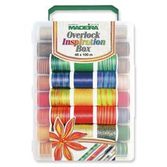 Набор ниток Madeira Overlock Inspiration Box 48 х 100 м 8048