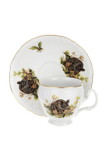 Чашка с блюдцем 240 мл, 6 шт THUN