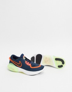 Сине-желтые кроссовки Nike Running Joyride 2-Темно-синий