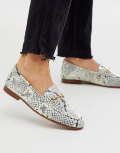 Лоферы со змеиным принтом Sam Edelman-Мульти