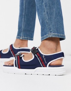 Темно-синие сандалии на массивной подошве Ben Sherman-Темно-синий
