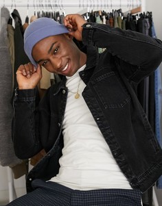 Черная джинсовая куртка Topman-Черный