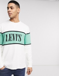 Белый свитшот колор блок с логотипом Levis Levis®