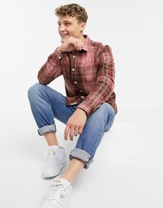 Красная рубашка в клетку River Island-Красный