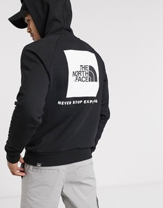 Худи черного цвета с рукавами реглан The North Face-Черный