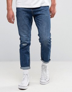 Суженные книзу джинсы New Look-Синий