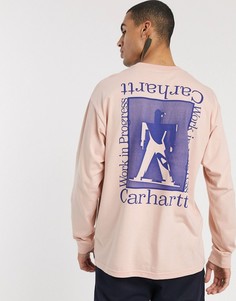 Розовый лонгслив Carhartt WIP